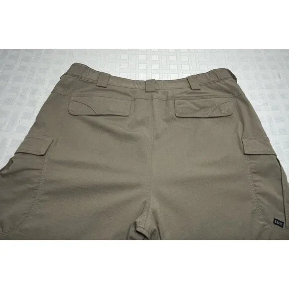 5.11 Tactical Stryke Cargo Pants Mens 40 X 30 Brown Ripstop Canvas Utility Work - Picture 8 of 14